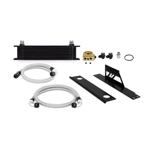 Mishimoto — Mishimoto 02-05 Subaru WRX/STi Thermostatic Oil Cooler Kit - Black - view 7